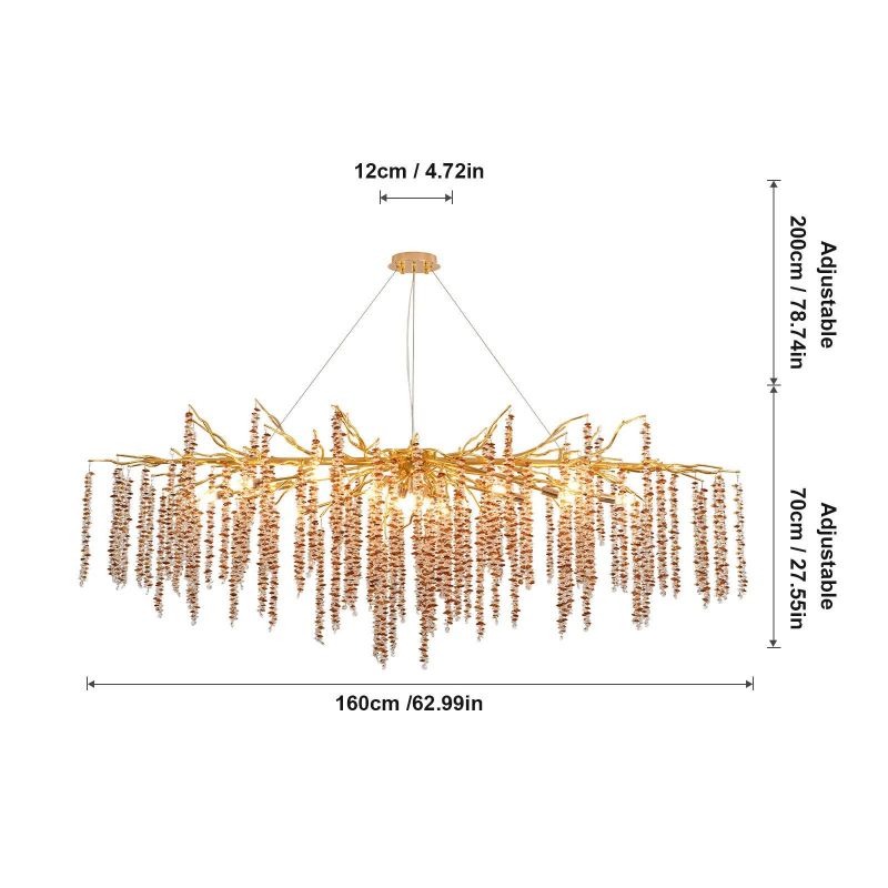 Eileen Dining Room Branch Chandelier - product detail 7