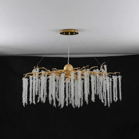 Gold Crystal Branch Pendant Light for Dining Room - LuminexHome