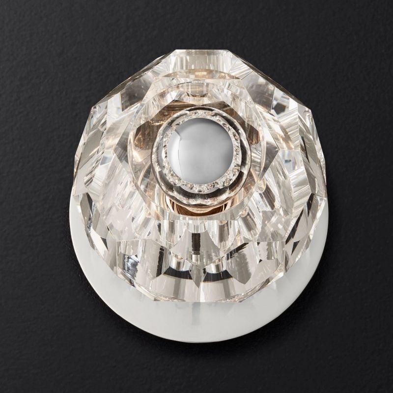 Cristal Clear Glass Petite Wall Sconce