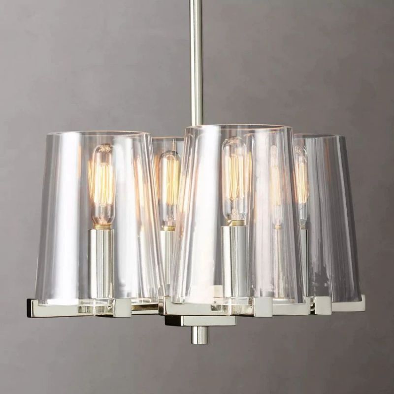 Kuseau Glass 4-lights Pendant