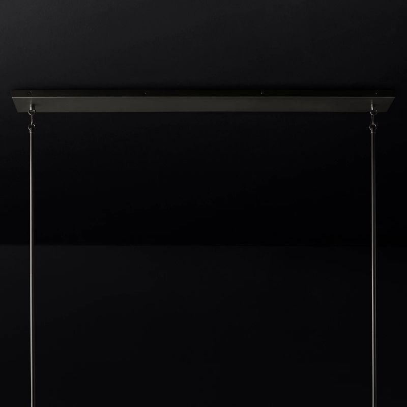 Kuseau Glass Linear Chandelier 49"