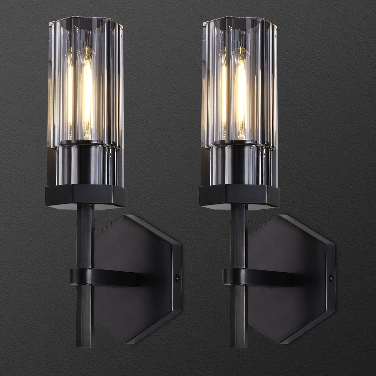 Lambert Polygonal Crystal Series Wall Sconce - product detail 14