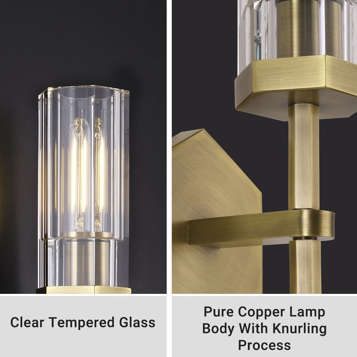 Lambert Polygonal Crystal Series Wall Sconce - product detail 21