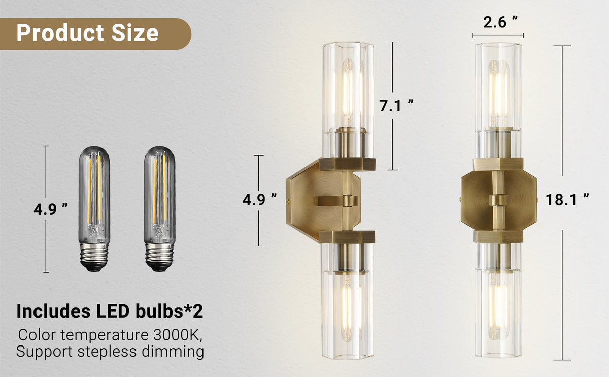 Lambert Polygonal Crystal Series Wall Sconce - product detail 30