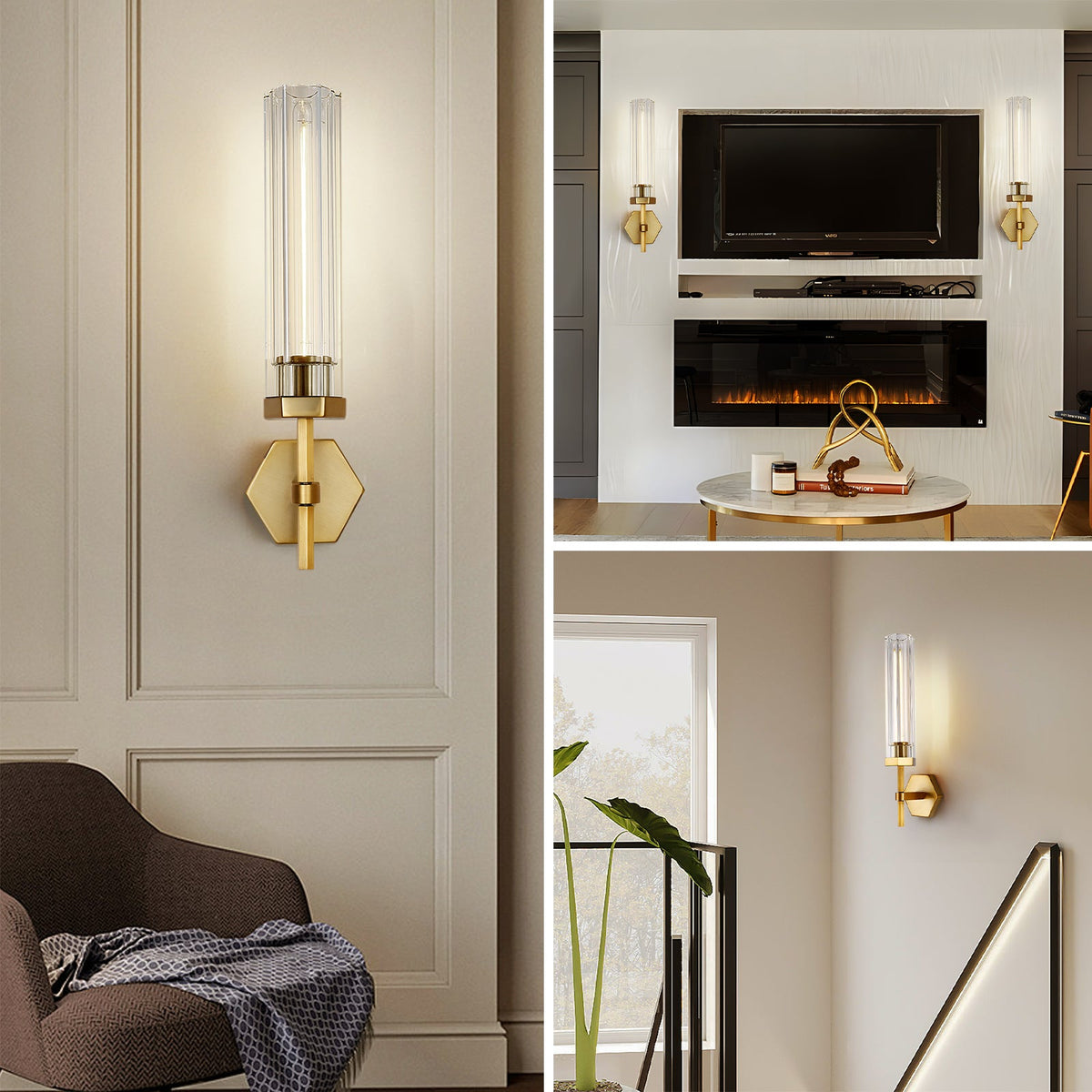 Lambert Polygonal Crystal Series Wall Sconce - product detail 9
