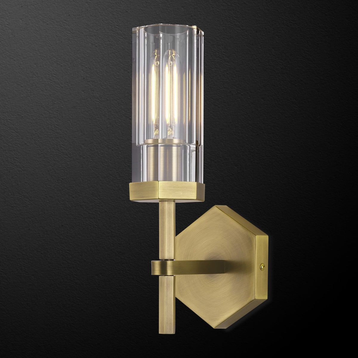 Lambert Polygonal Crystal Series Wall Sconce - product detail 11