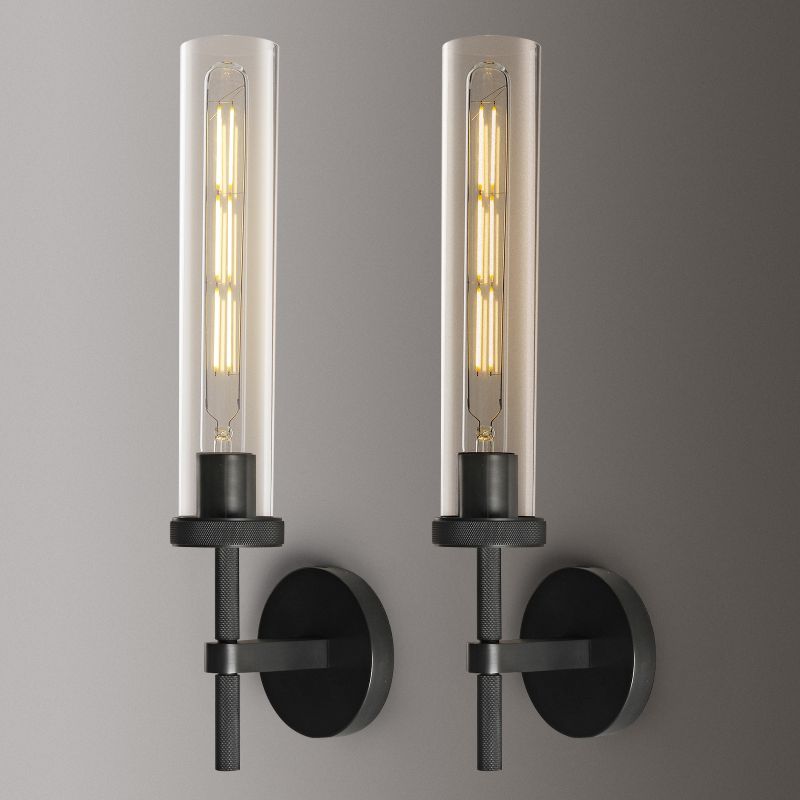 Lambert Round Shade Glass Series Wall Sconce - product detail 11