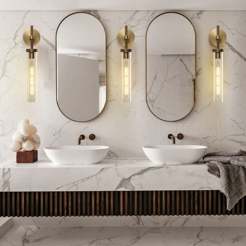 Lambert Round Shade Glass Series Wall Sconce - product detail 34
