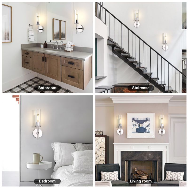 Lambert Round Shade Glass Series Wall Sconce - product detail 37