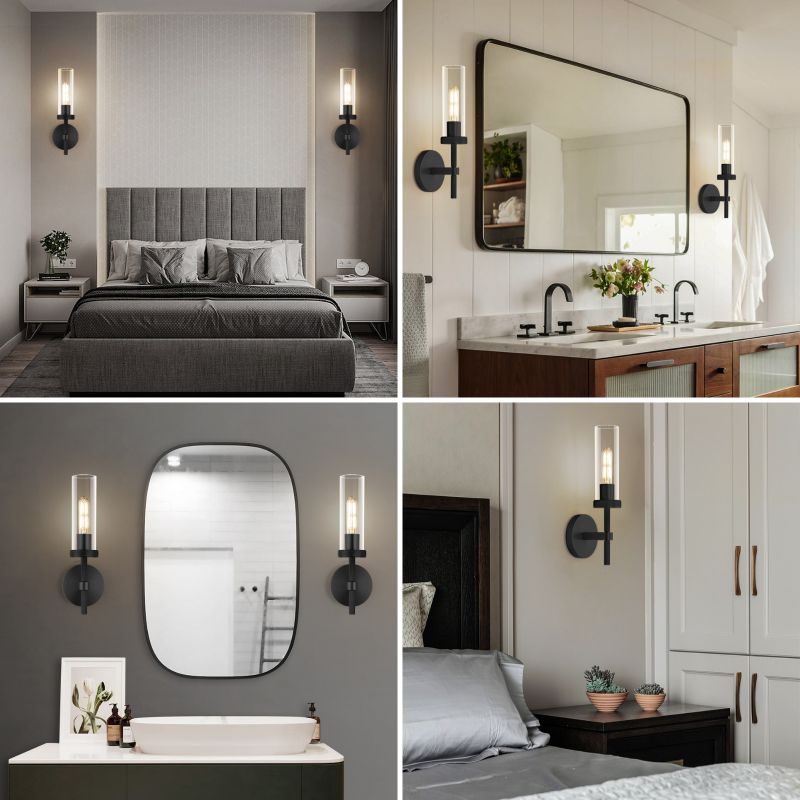 Lambert Round Shade Glass Series Wall Sconce - product detail 15