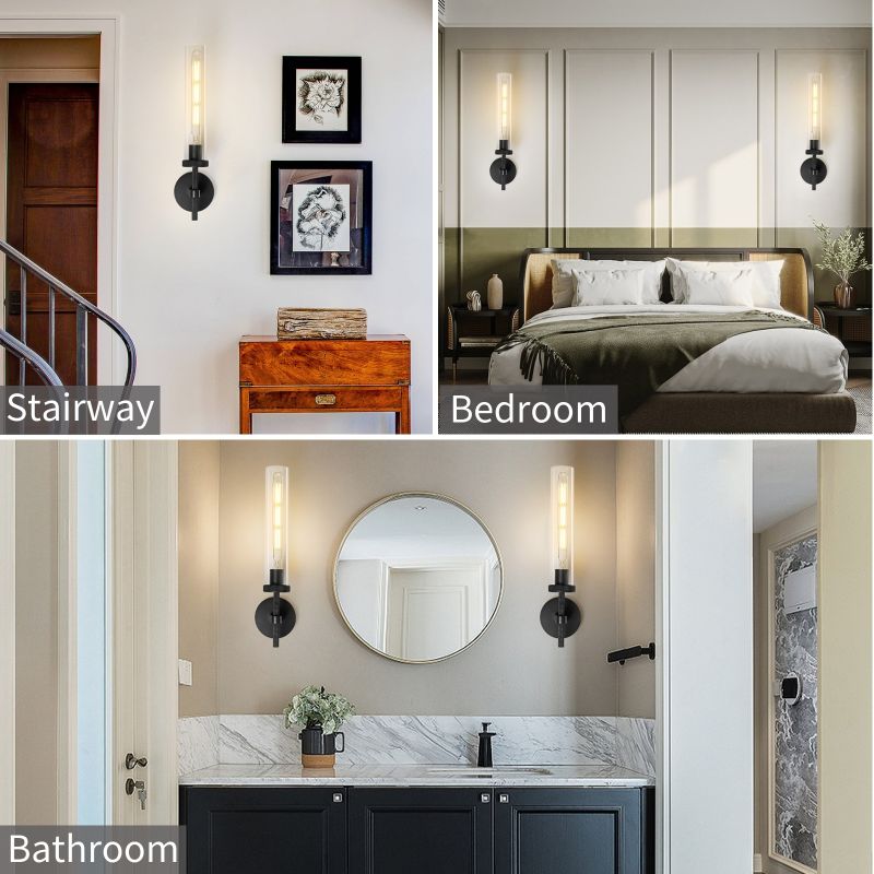 Lambert Round Shade Glass Series Wall Sconce - product detail 17