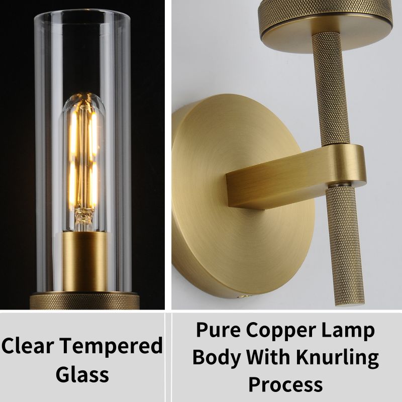 Lambert Round Shade Glass Series Wall Sconce - product detail 18
