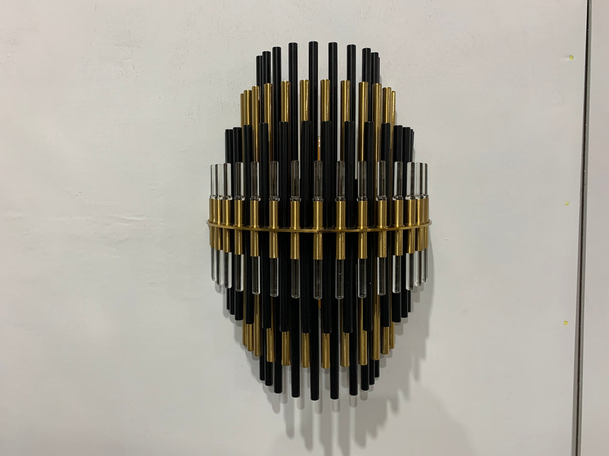 Sturdy Industrial Metal Tubes Wall Sconce - product detail 2