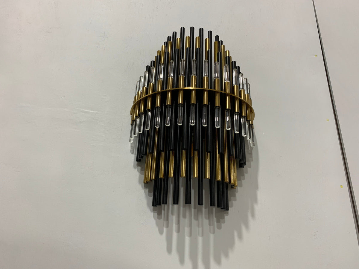 Sturdy Industrial Metal Tubes Wall Sconce - product detail 3