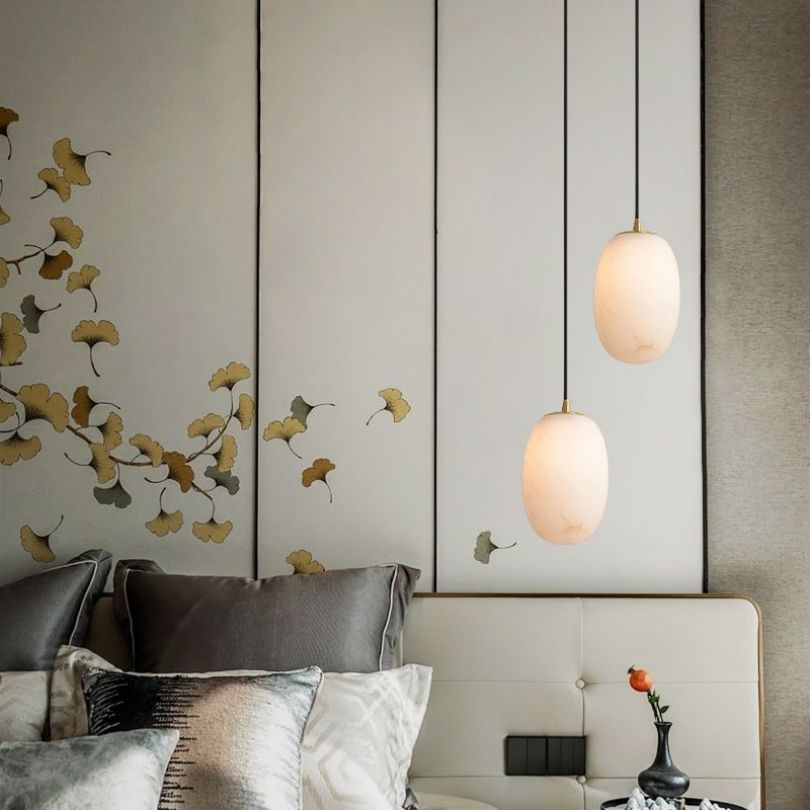 Lithos Alabaster Pendant Light - product detail 3