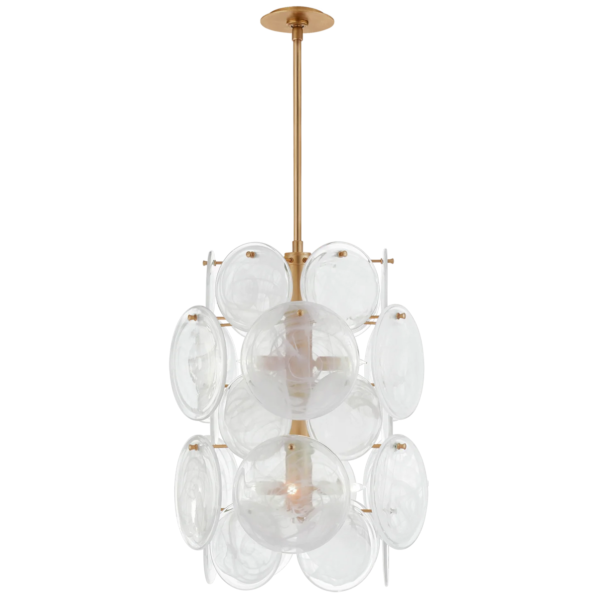 Loire Medium Barrel Glass Chandelier - product detail 6