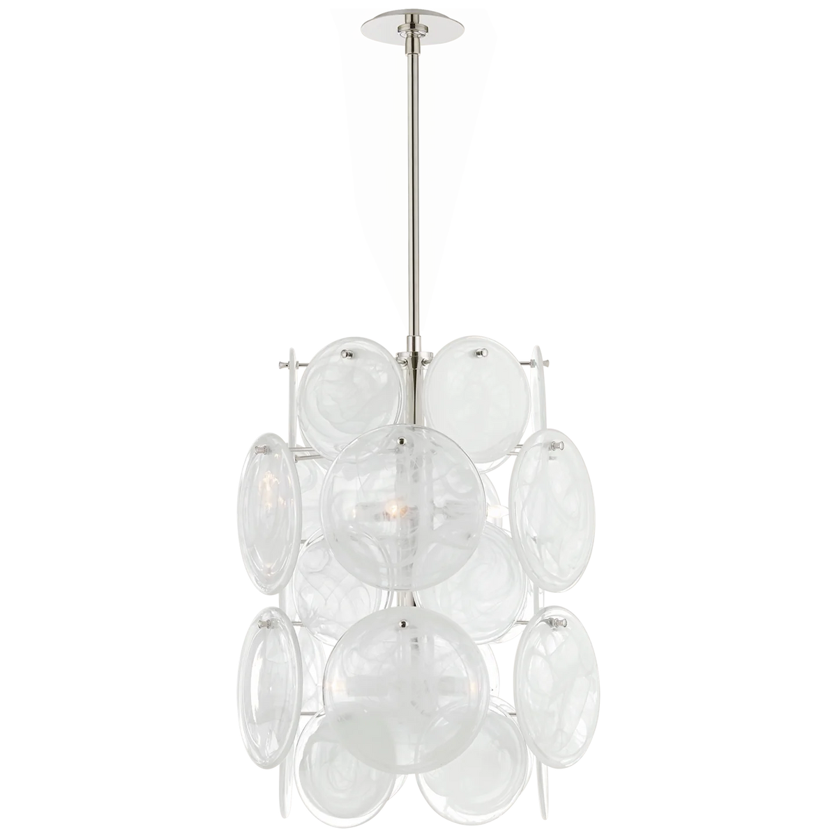 Loire Medium Barrel Glass Chandelier - product detail 5
