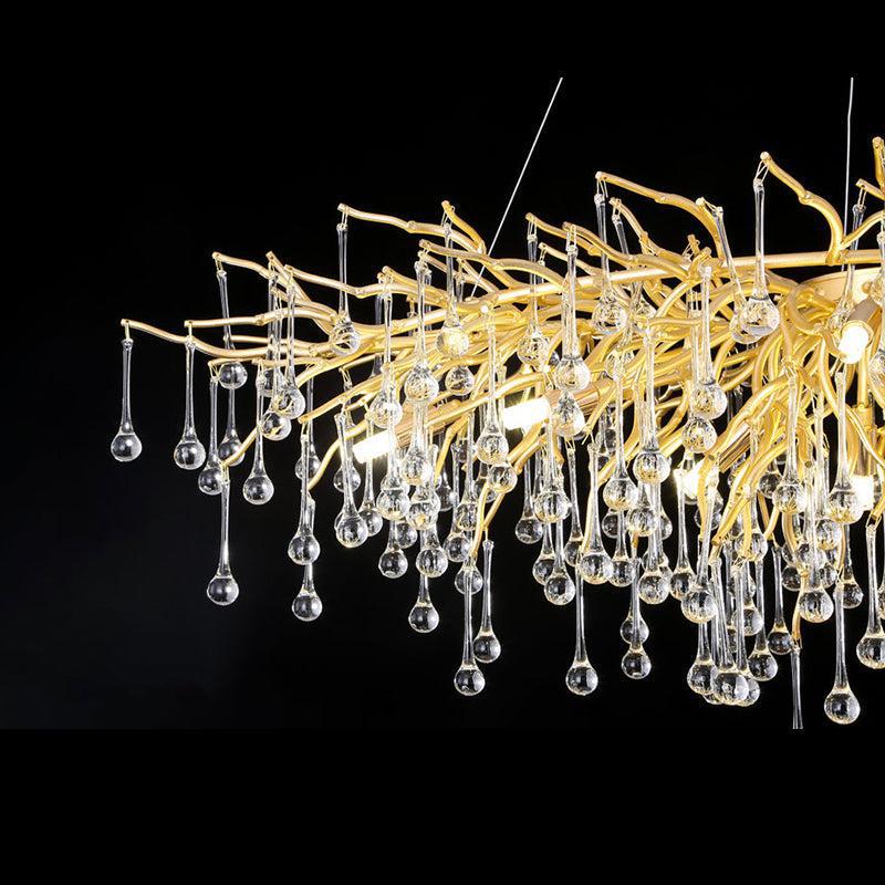 Tanner Modern Raindrop Branch Crystal Chandelier 48" L - product detail 5