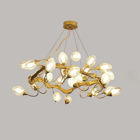 Lotus Brass Chandeliers