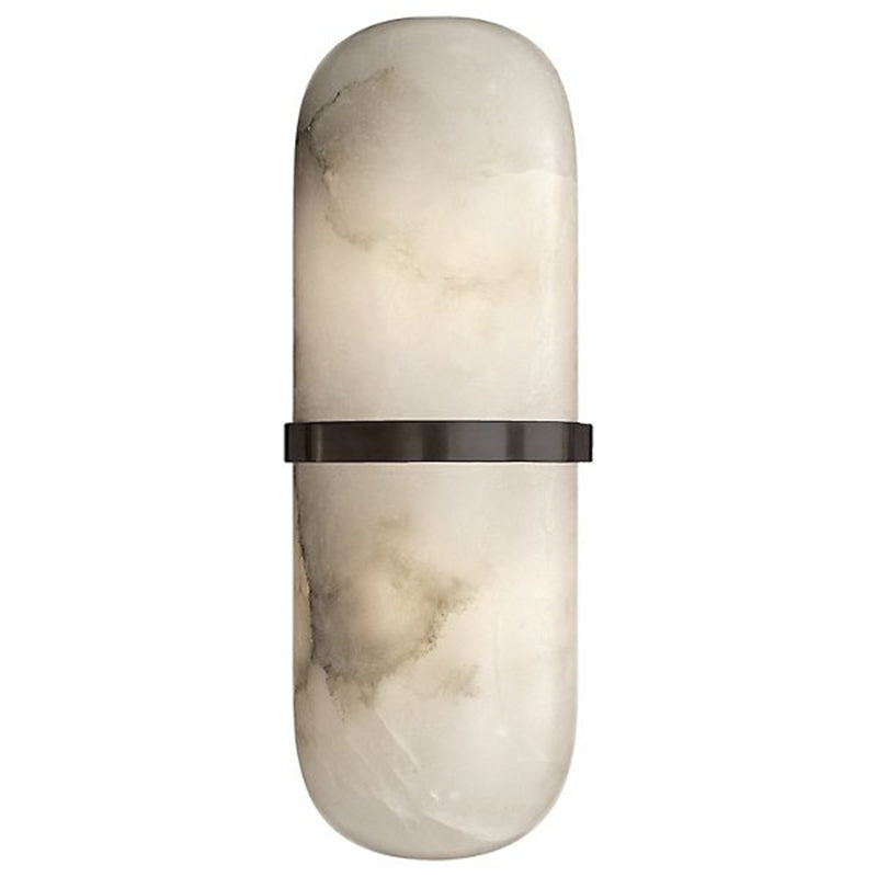 Lowell Melange Alabaster Pill Form Wall Sconce - product detail 5