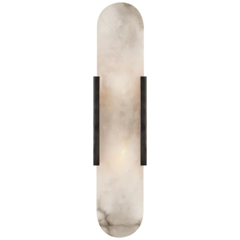 Lowell Melange Elongated Alabaster Wall Sconce 28'' - product detail 3