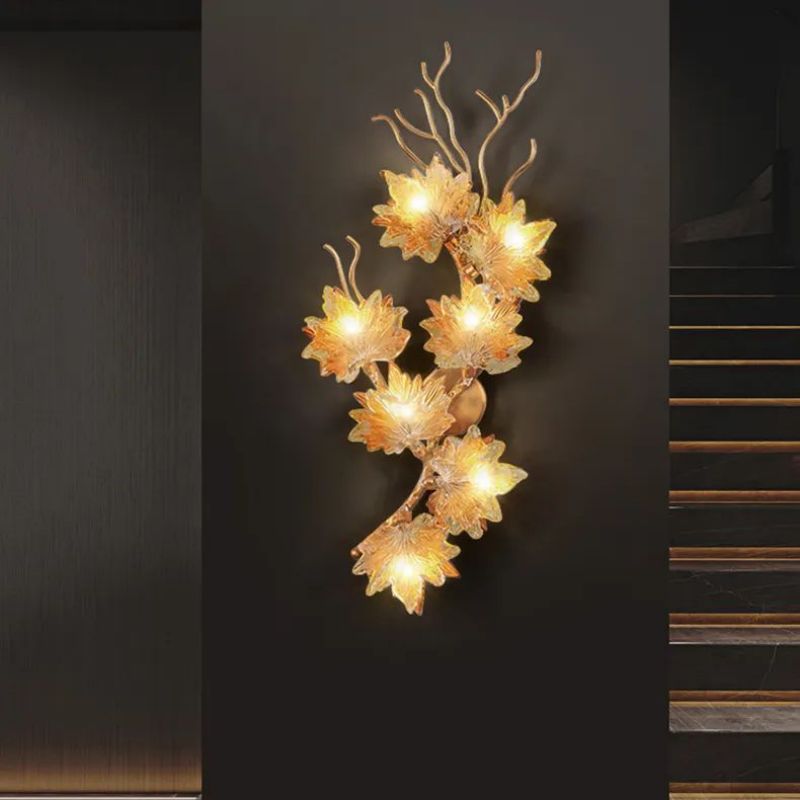 Jessie Glass Wall Sconce - product detail 7