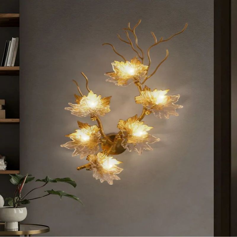Jessie Glass Wall Sconce - product detail 6