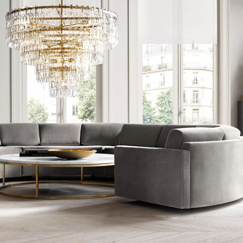 Miranda 5-Tier Round Chandelier 60”