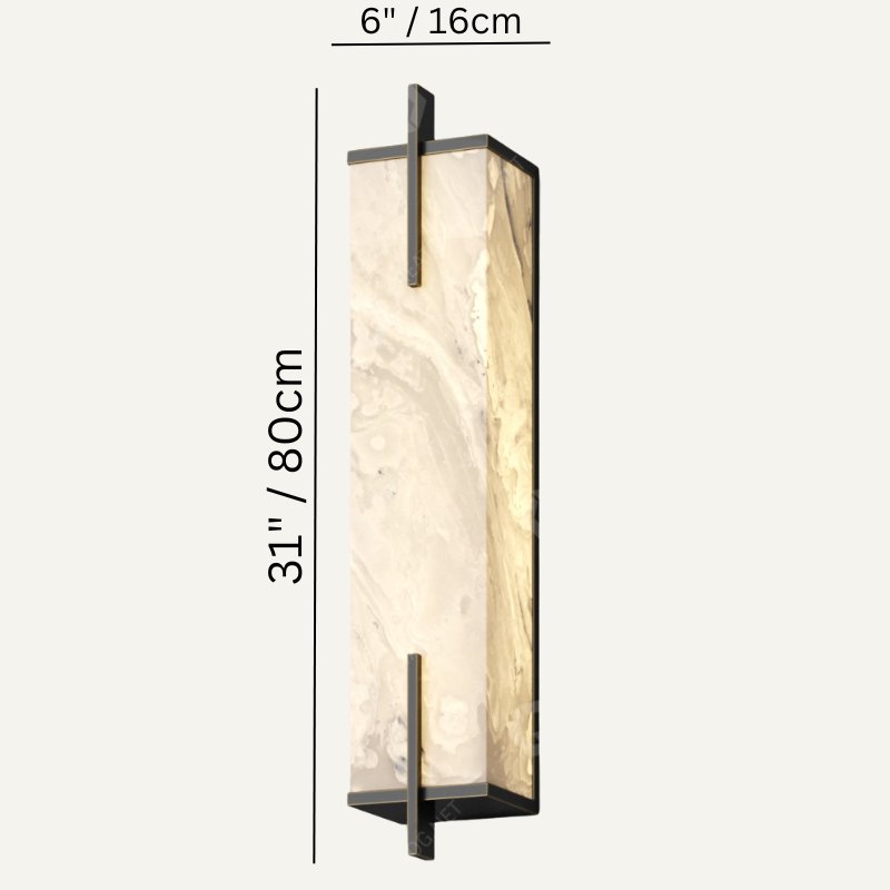 Maros Alabaster Wall Sconce - product detail 7