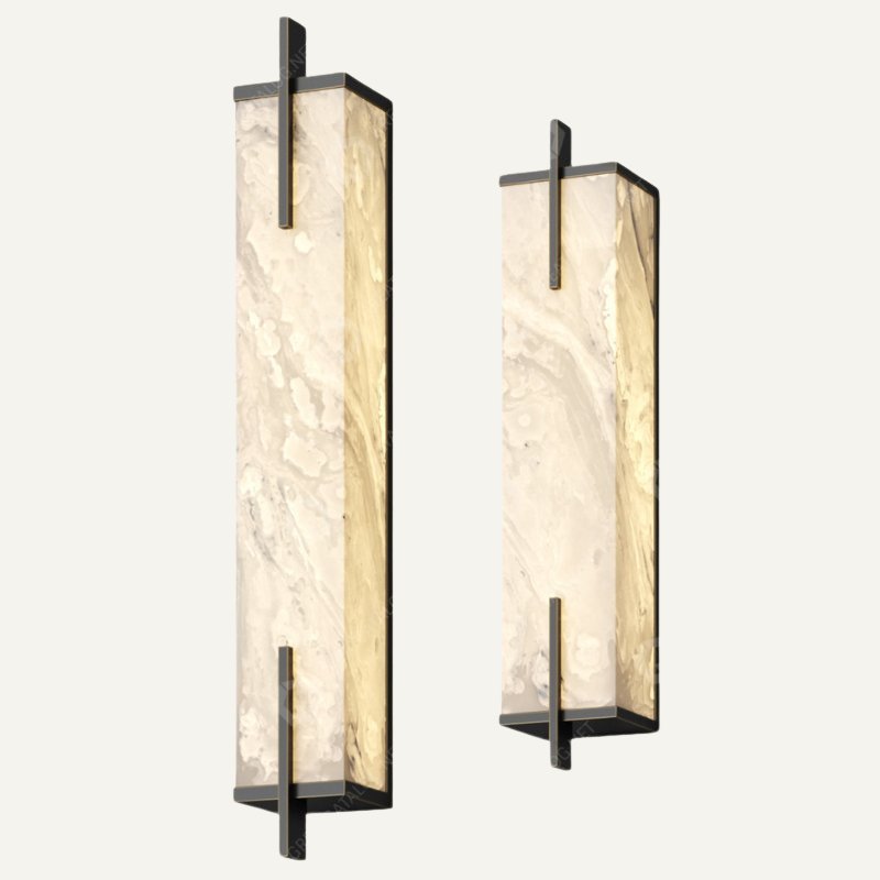 Maros Alabaster Wall Sconce - product detail 2