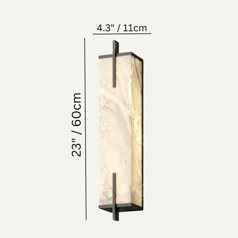 Maros Alabaster Wall Sconce - product detail 3