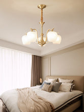 Modern Simple Light Luxury All Copper Chandelier