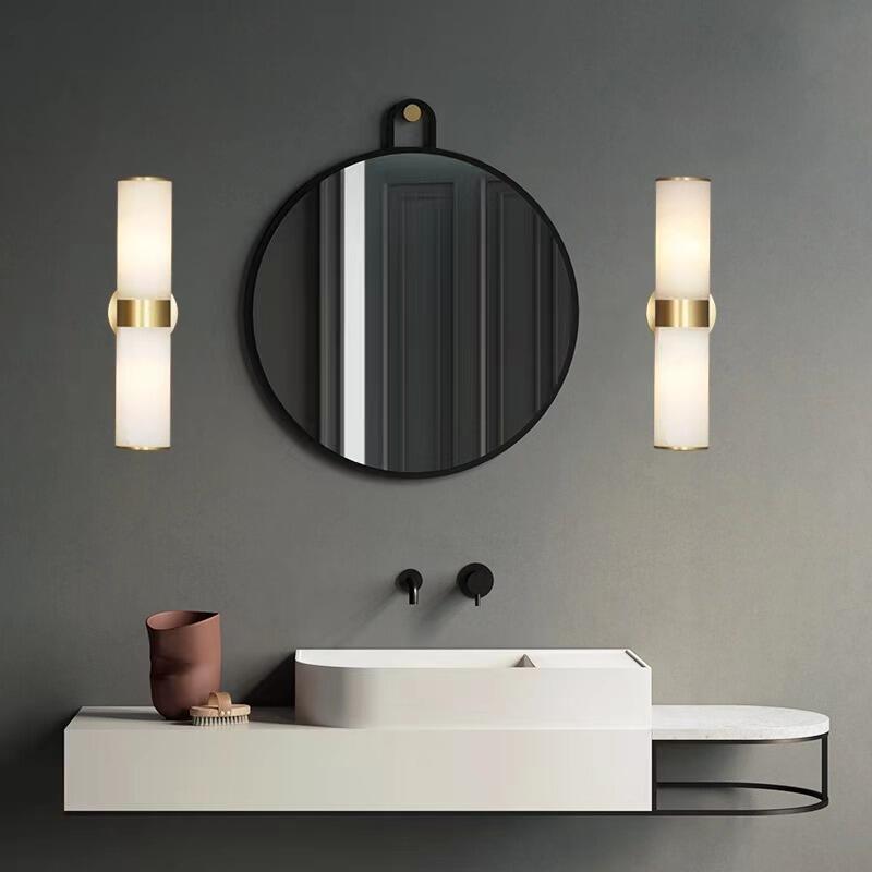 Modern Sutton Linear Alabaster Wall Sconce - product detail 2
