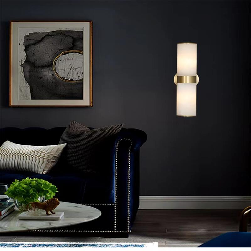 Modern Sutton Linear Alabaster Wall Sconce - product detail 3