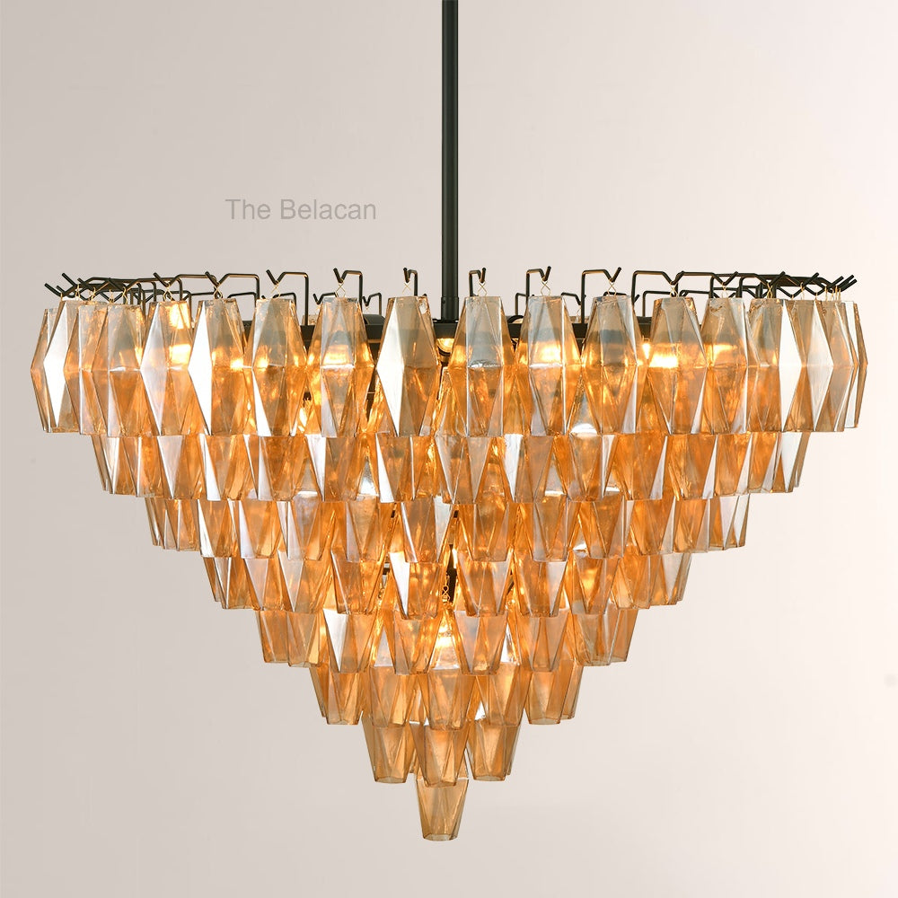 Modern Chara Round Chandelier 38"