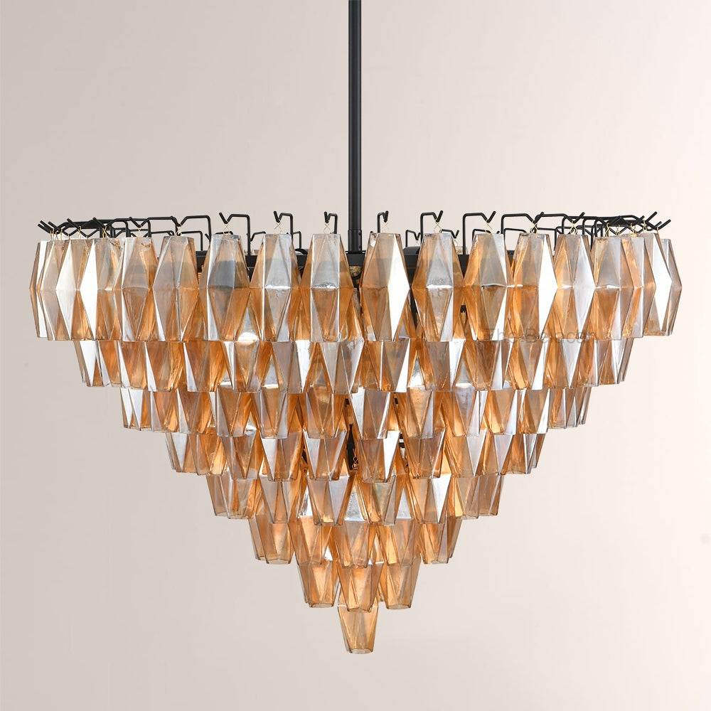 Modern Chara Round Chandelier 38"
