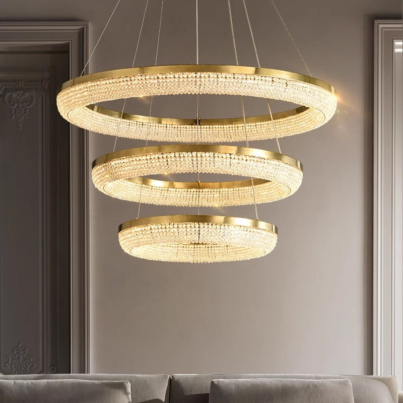 Harro New Circular Crystal Chandelier