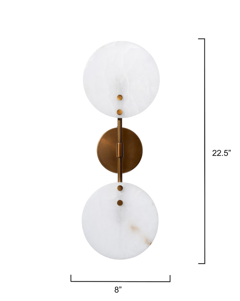 Oracle Alabaster Sconce - product detail 4