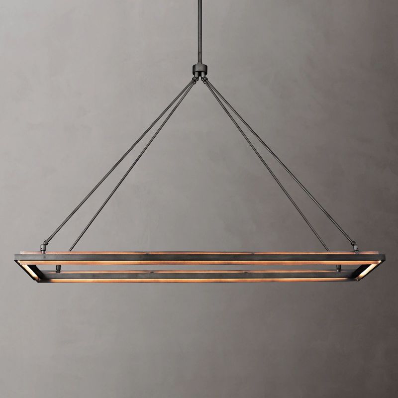Para Rectangular Chandelier 48"/62"