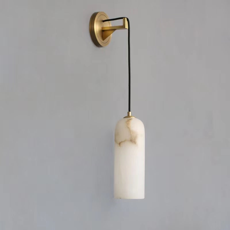 Petra Modern Alabaster Wall Sconce - product detail 8