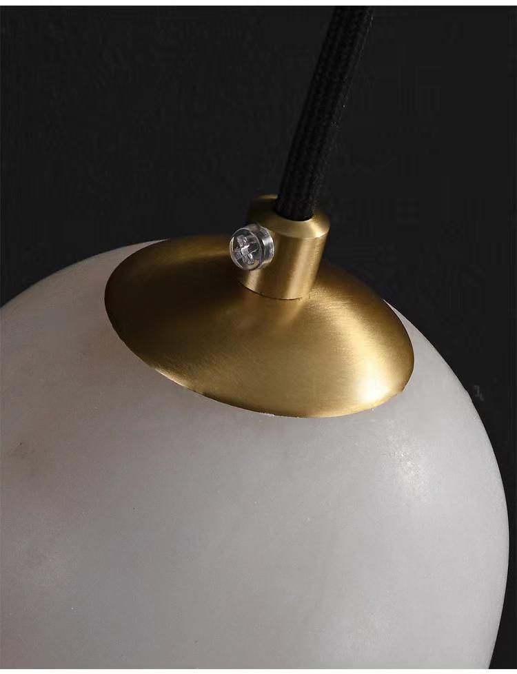 Petra Modern Alabaster Wall Sconce - product detail 6