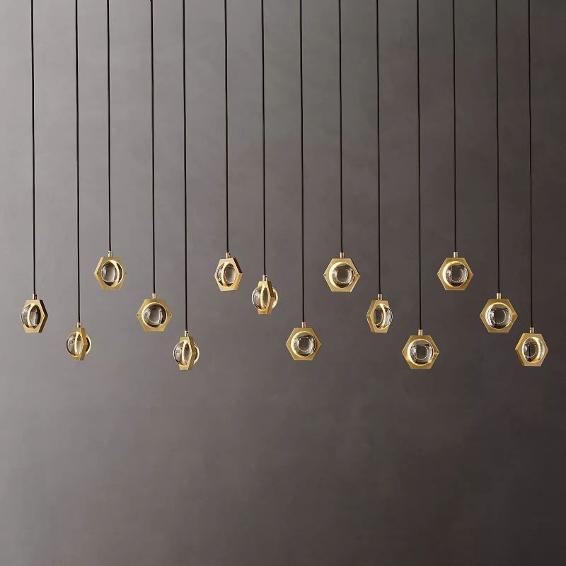 Planet Linear Chandelier 72"