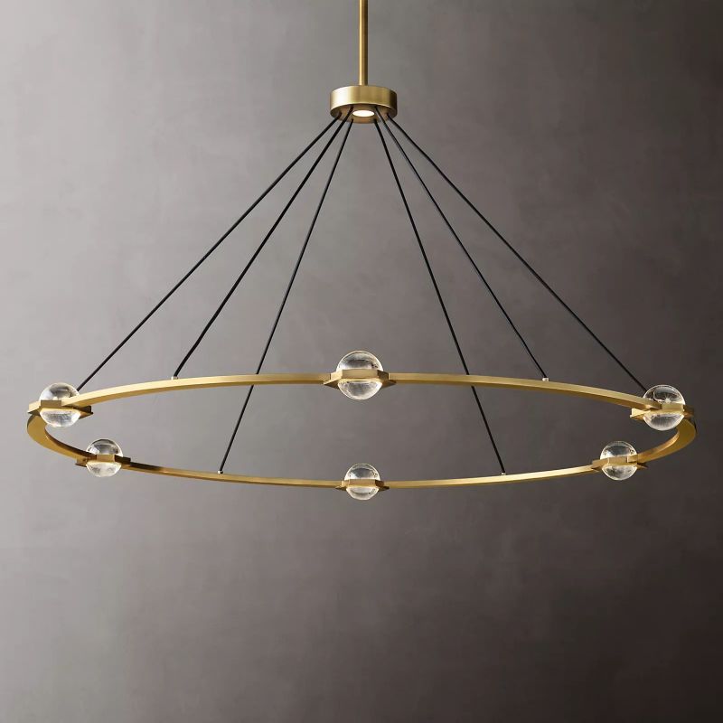 Planet Round Chandelier 60"