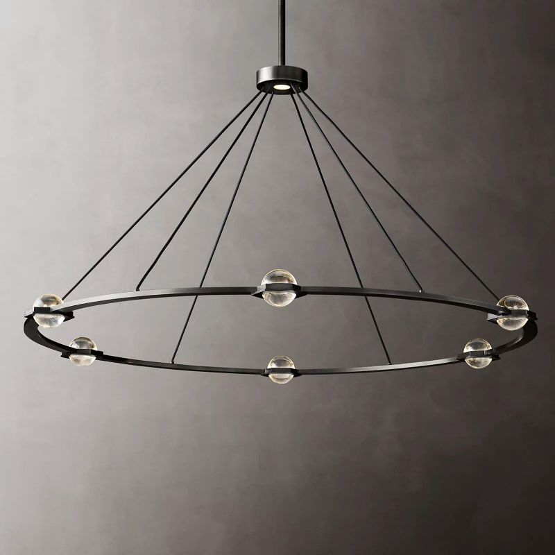Planet Round Chandelier 60"