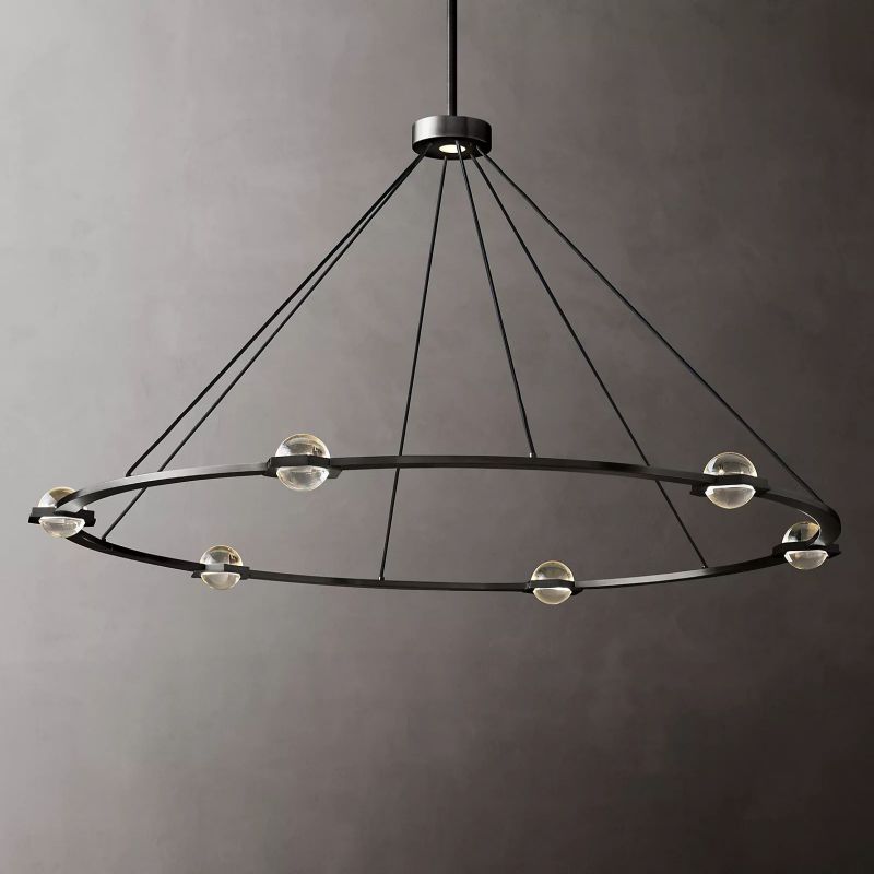 Planet Round Chandelier 60"