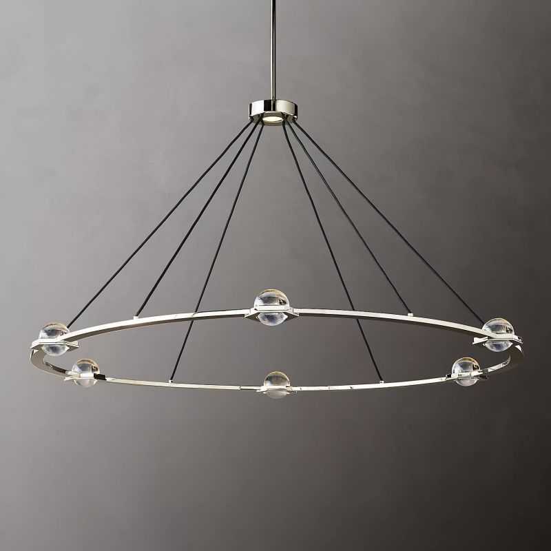Planet Round Chandelier 60"