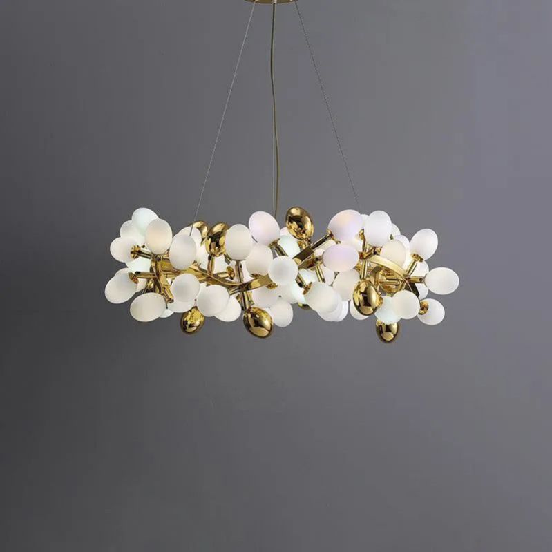 Pretty Grape Circle Branch Chandelier