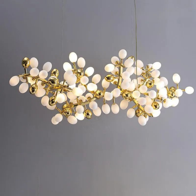 Pretty Grape Horizontal Branch Chandelier