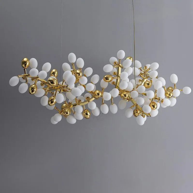Pretty Grape Horizontal Branch Chandelier
