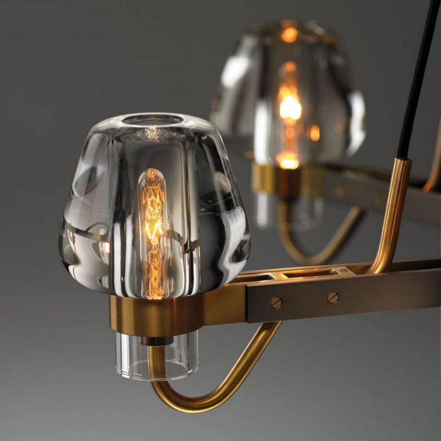 Aurora 6 Light Chandelier - product detail 3